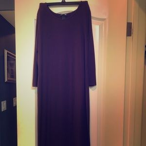 New plum maxi dress